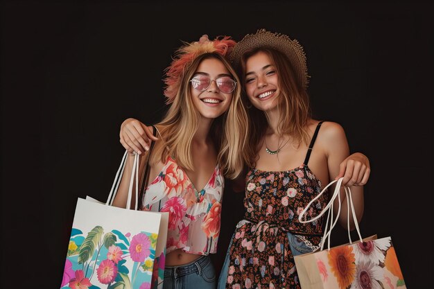 Foto rapariga de moda de primavera