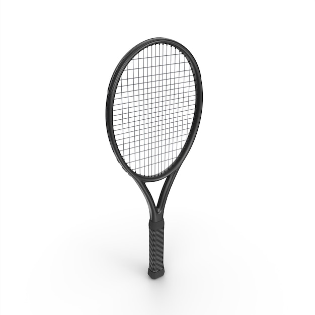 Raqueta de tenis modelado 3d