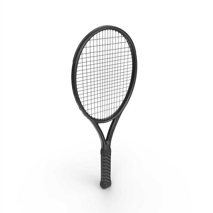 Foto raqueta de tenis modelado 3d