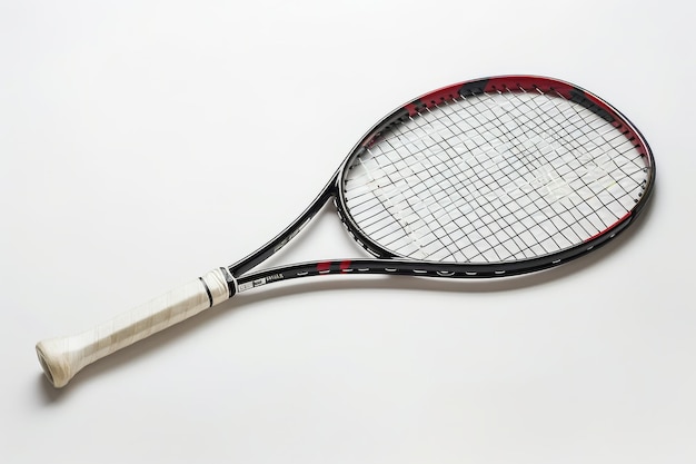 Raquete de tênis isolado em fundo transparente