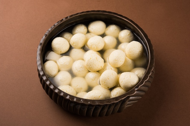 Rasgulla o rosogulla - comida dulce india