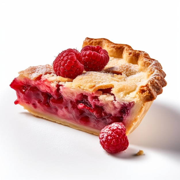 Raspberry Pie mit Fruchtkuchen