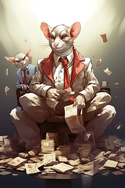 Foto una rata como corruptor
