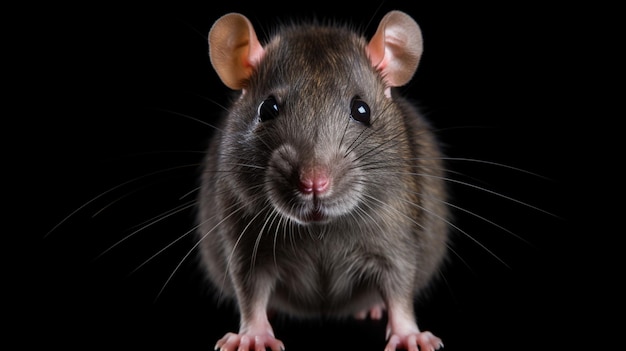 La rata negra Rattus rattus también conocida como rata de techo de barco o rata de casa