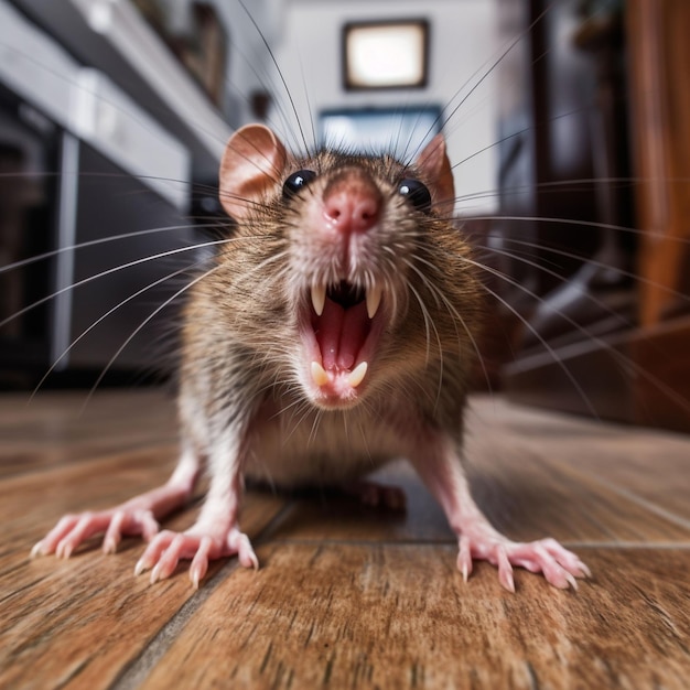 Foto ratas pequeñas que viven en interiores