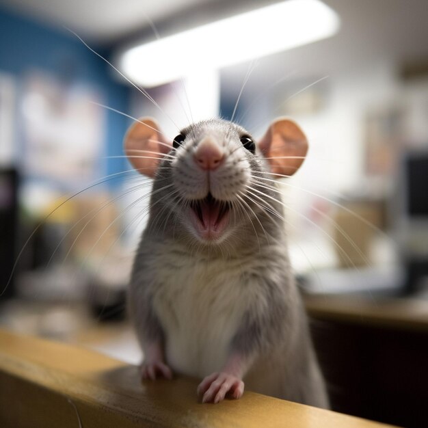 Foto ratas pequeñas que viven en interiores