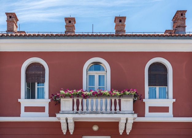 Rathaus in der kroatischen Stadt Novigrad in der Gespanschaft Istrien