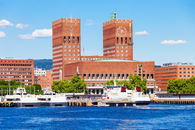 Rathaus oder Radhus in Oslo, Norwegen