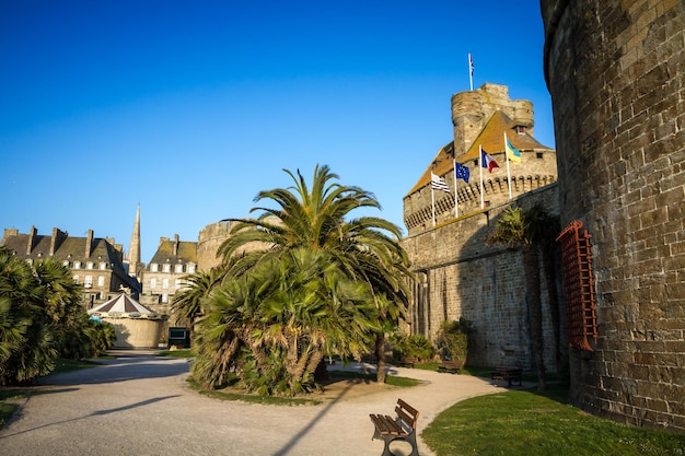 Rathaus von SaintMalo Bretagne Frankreich