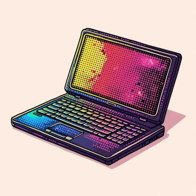 Foto rato de computador em estilo pixel art 8bit ai generativo