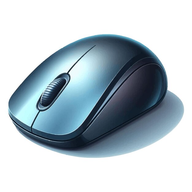 Un ratón de computadora realista Vector illurstison