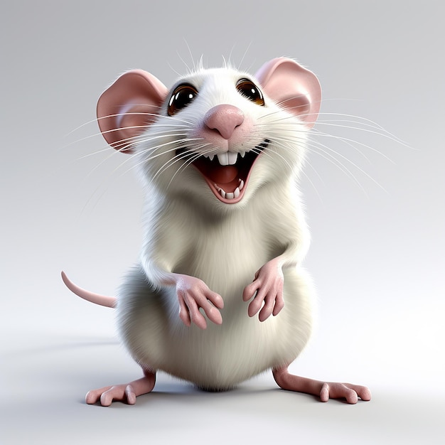 Ratte 3D-Cartoon