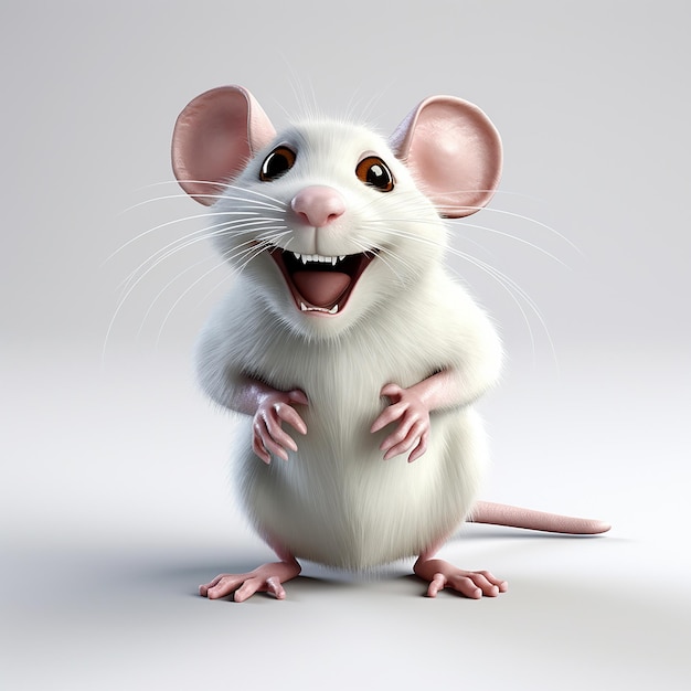 Ratte 3D-Cartoon