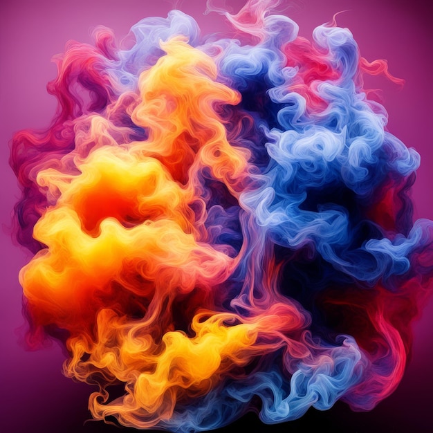 Rauch farbenfrohen abstrakten Hintergrunds