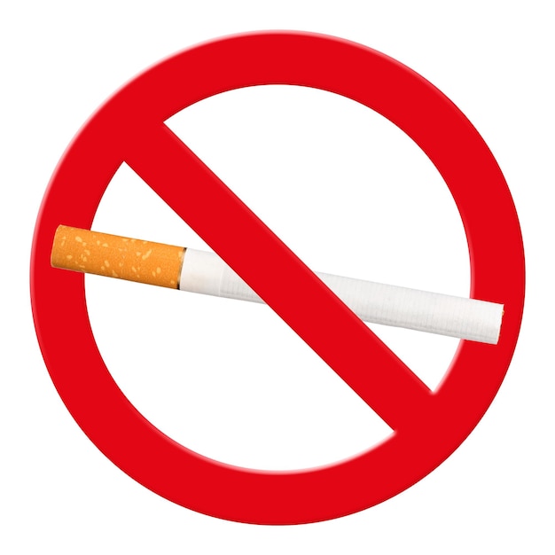 Rauchverbot png-Symbol verbotenes Schild auf durchsichtigem Hintergrund