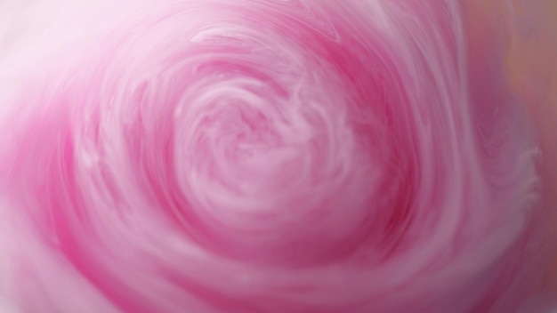 Rauchwirbel Farbe Wassermischung rosa Magenta Pastellfarbe Seide Spirale Luft Nebel fließende Tinte Acryl