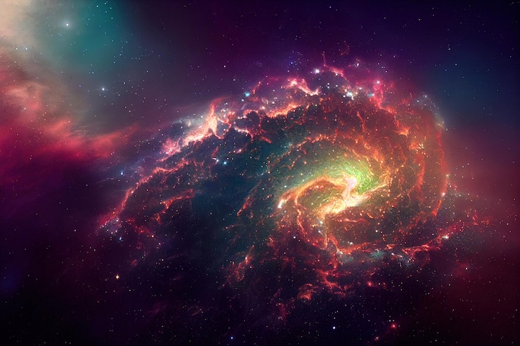Foto raum abstrakten hintergrund