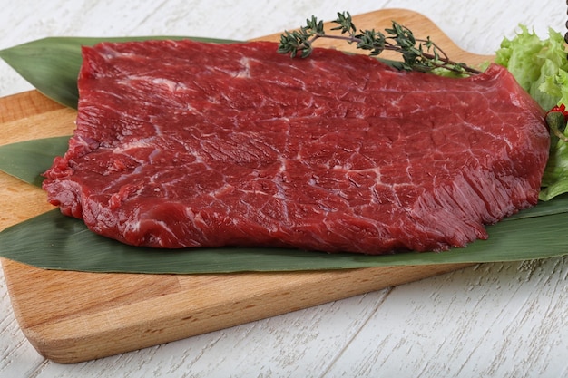 Raw Beef Steak