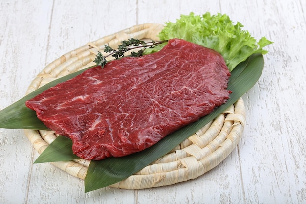 Raw Beef Steak