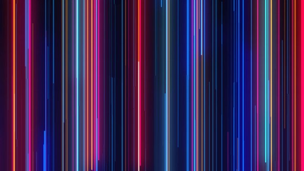 Rayas abstractas brillantes de tecnología futurista Líneas de tecnología Fondo abstracto de rayas