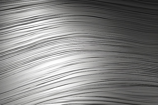 Las rayas de ceniza en una superficie de acero pulido