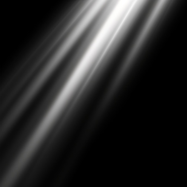 Rayas de luz negra y blanca