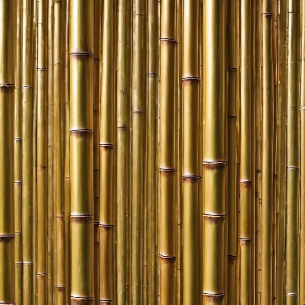 Foto rayas de oro de bambú con textura