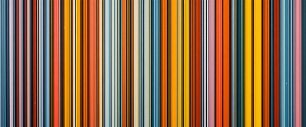 Las rayas verticales de colores