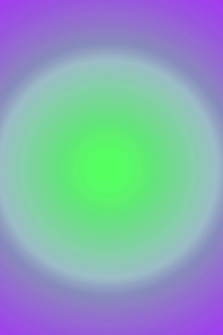Foto rayo radial verde lima degradado abstracto sobre fondo púrpura