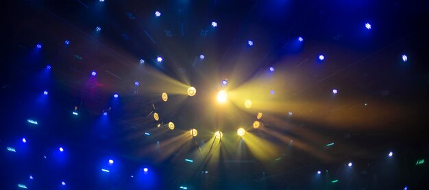 Los rayos de luz iluminan la escena.