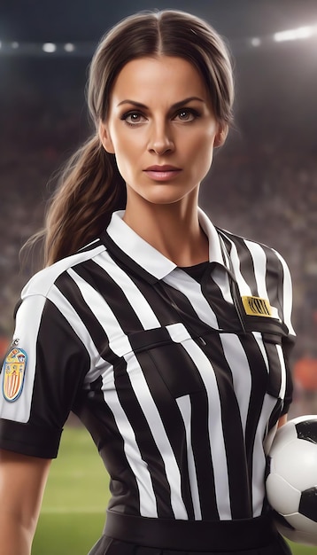 Árbitra de futebol sexy