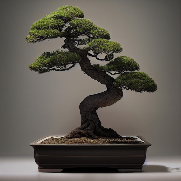 Árbol bonsái generativo ai.