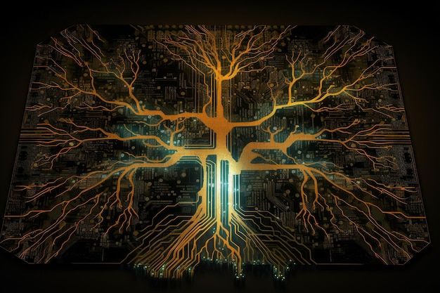 Árbol de circuito digital Generar Ai