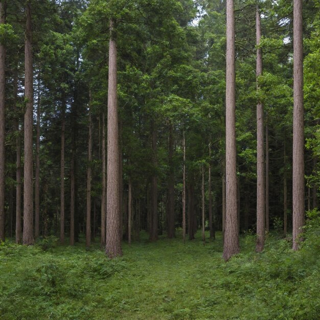 Árbol creciendo en el bosque