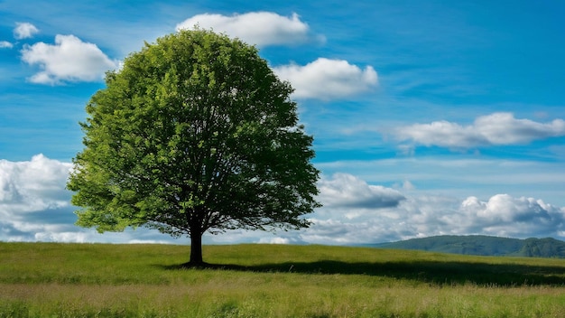 Árbol en un hermoso día