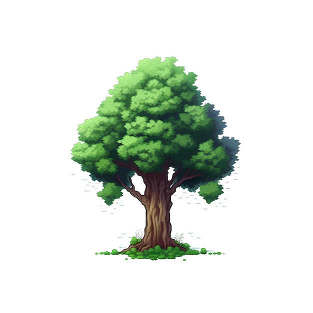 Árbol de ilustración vectorial