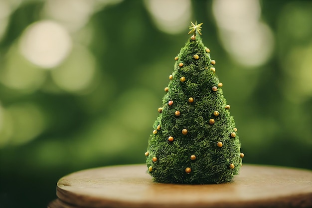 Árbol de Navidad y decoraciones