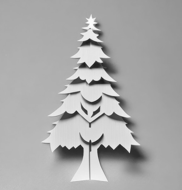 Árbol de navidad de papel