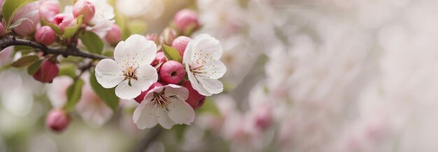 Árboles de manzana en flor