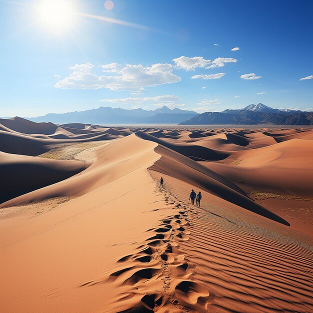 Área de recreação da montanha de areia