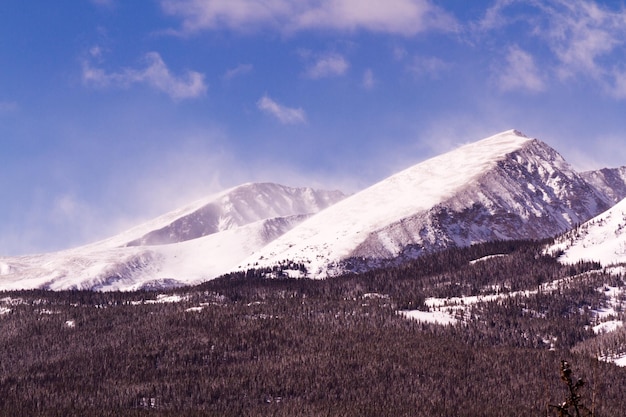 Área de esquí de Breckenridge en invierno.