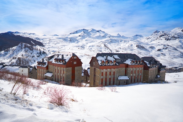 Área de esquí de Formigal en Huesca Pirineos España