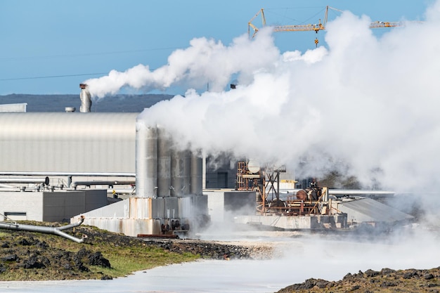 Área geotérmica de Gunnuhver en el oeste de Islandia