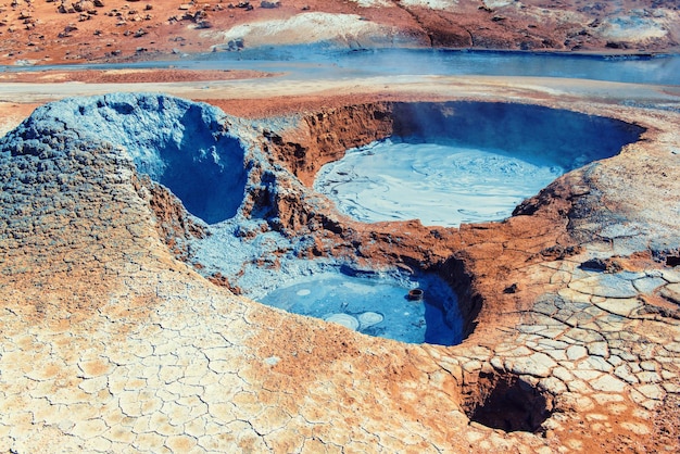 Área geotérmica Hverir Islandia