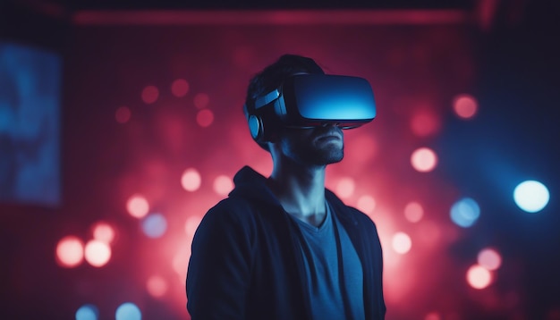 realidad virtual hombre de 25 años