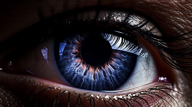 Realismo de la imagen de los ojos HD 8K papel tapiz Fotográfico de stock