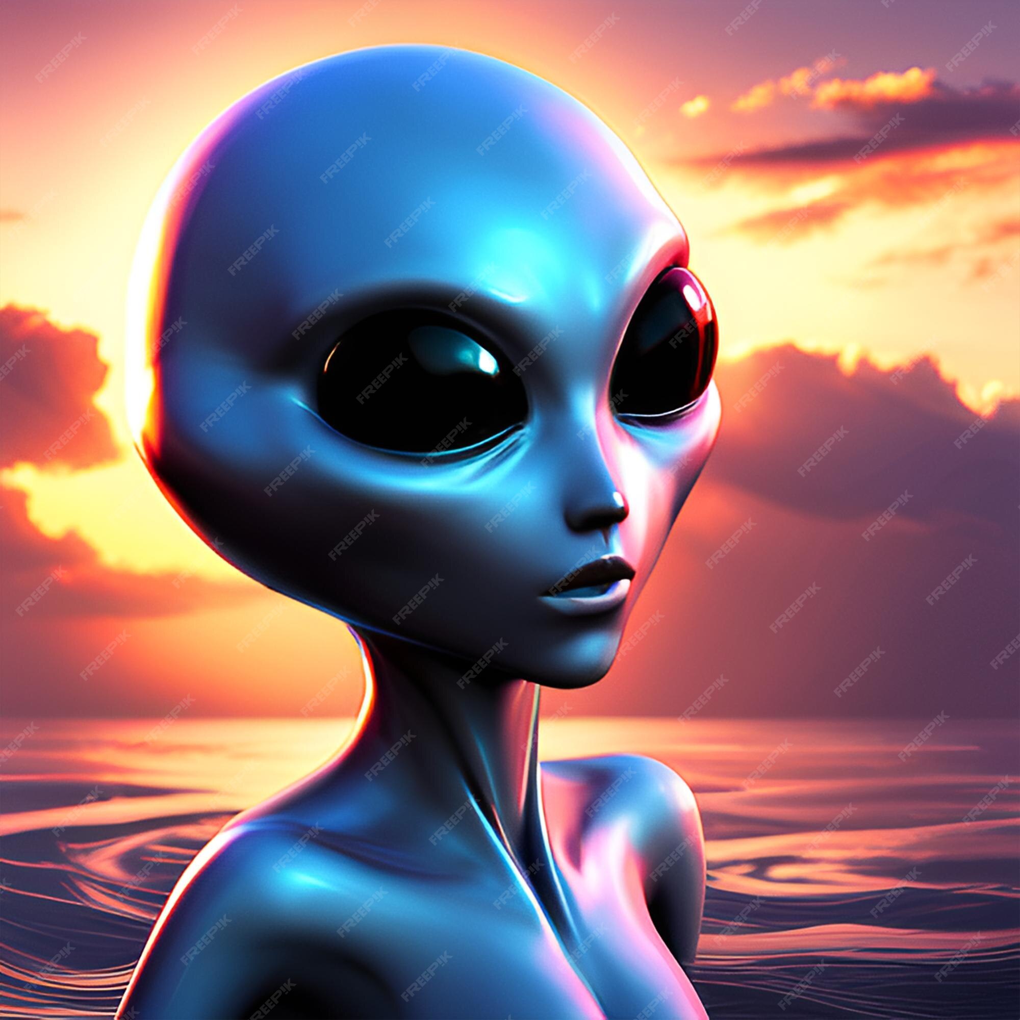 Alien Azul Imagens – Download Grátis no Freepik