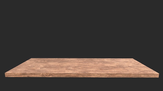 realistische braune holzbrett tischplatte restauranttheke