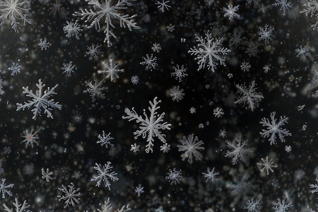 Realistische fallende weiße Schneeüberlagerung auf transparentem Hintergrund Schneeflocken Sturm Schicht