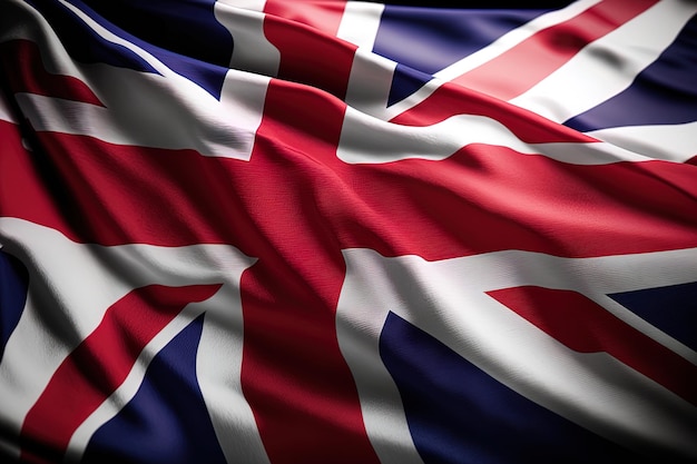 Realistische Großbritannien-Flagge